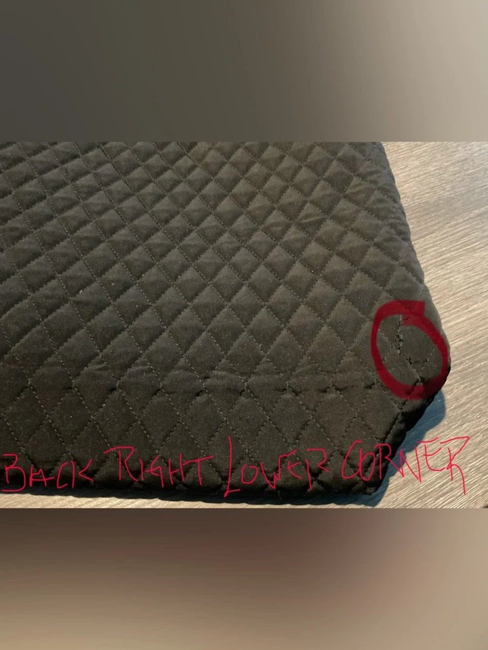 Vera Bradley Black Quilted 4 piece BUNDLE - Good Used Condition MSRP: $350+ - Picture 16 of 16